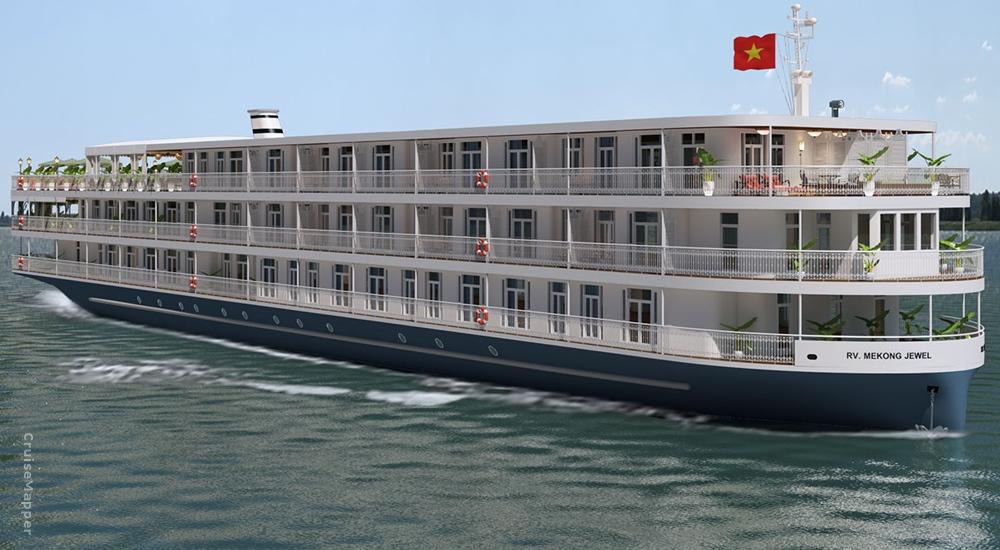 5* Dlx Gemisi İle Mekong Jewel İle Vietnam Kamboçya Mekong Nehri